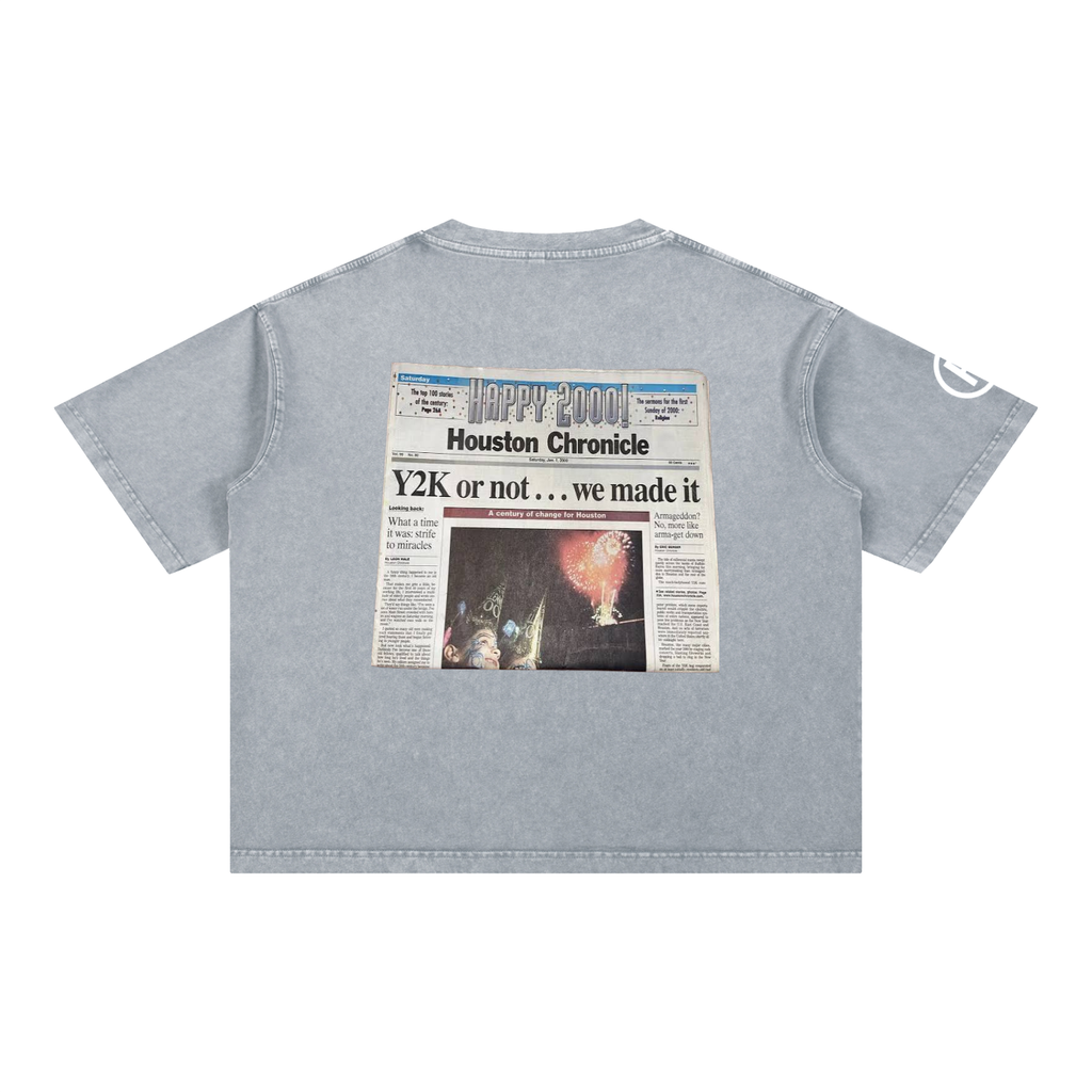 Y2K Boxy Cotton T-Shirt