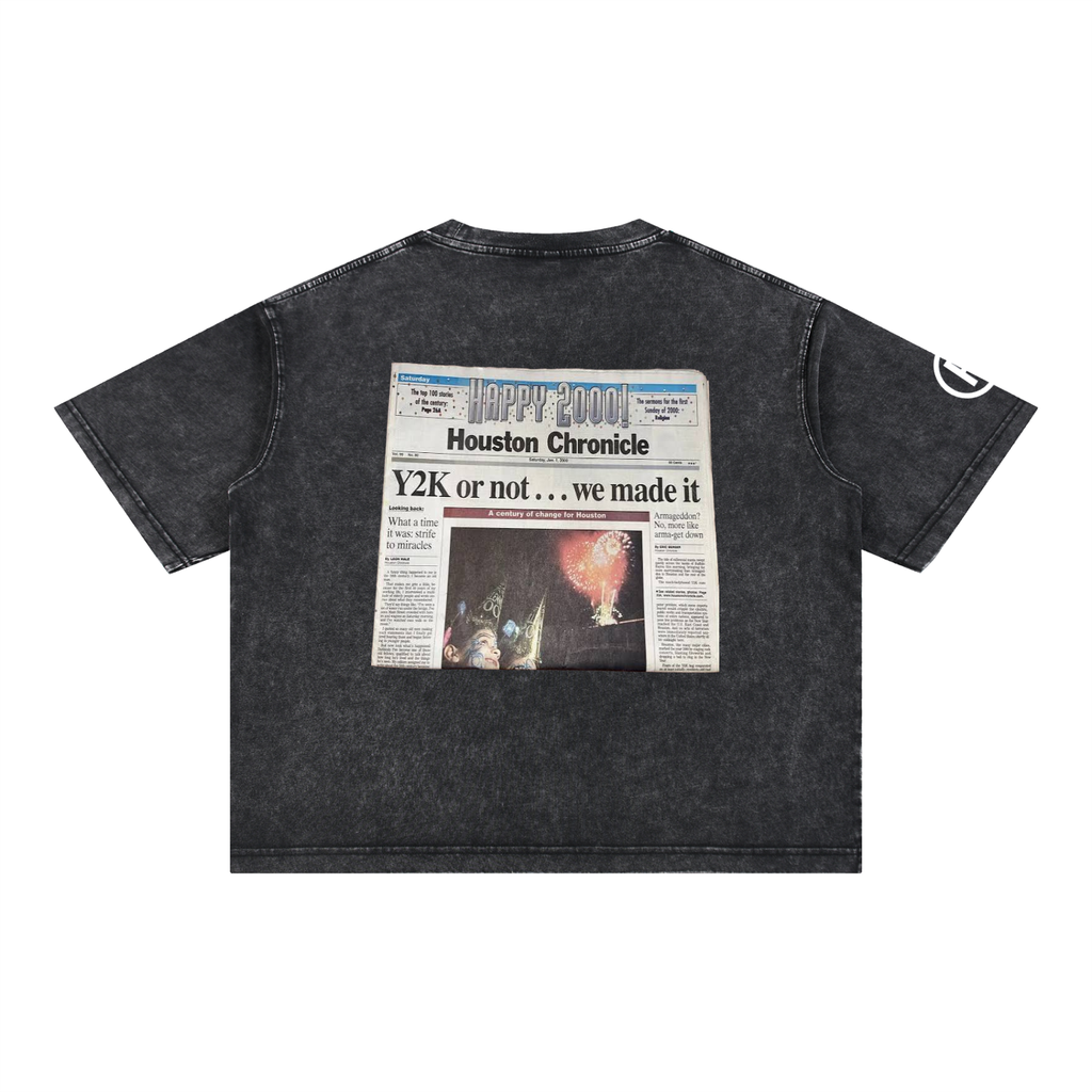 Y2K Boxy Cotton T-Shirt